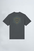 Gray t-shirt with 'Velvet' logo on a light background