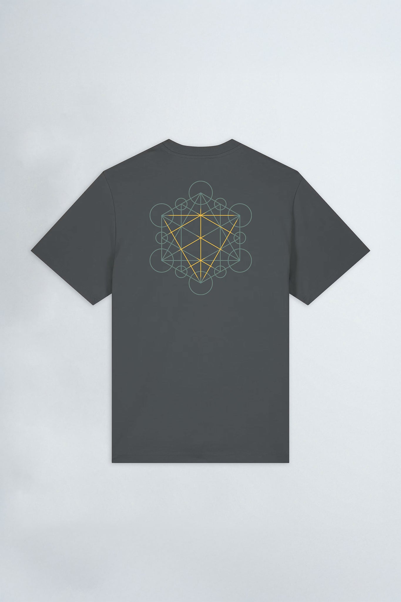 Gray t-shirt with 'Velvet' logo on a light background